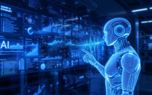 AI chatbot integrated in smart dashboard acting as digital co pilot for control systems