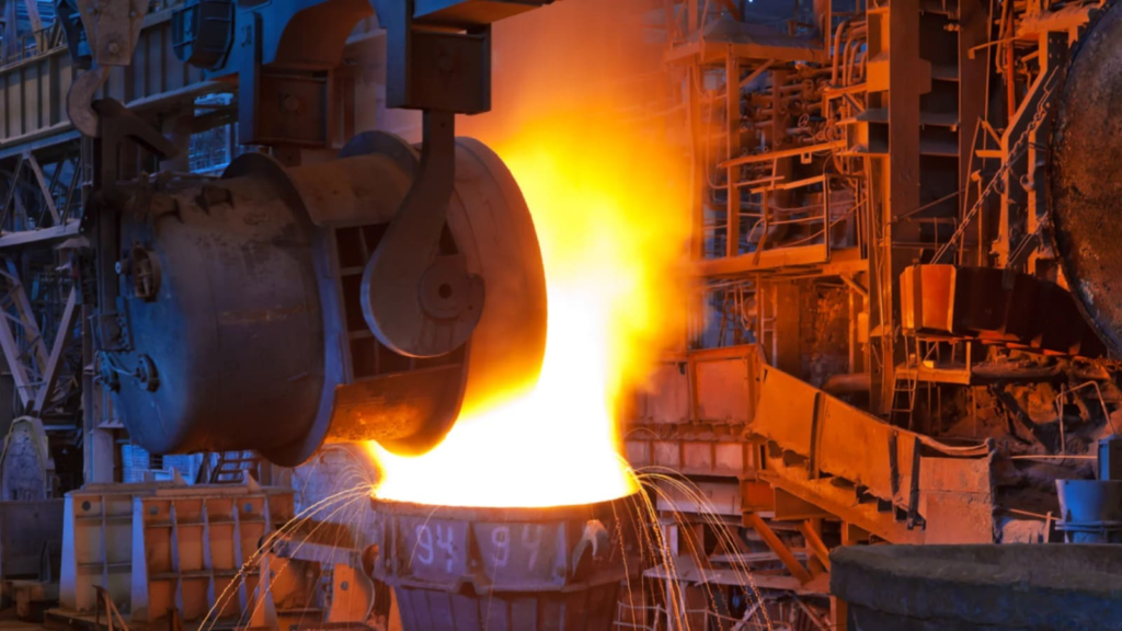 real time monitoring system for steel and alloy production optimization