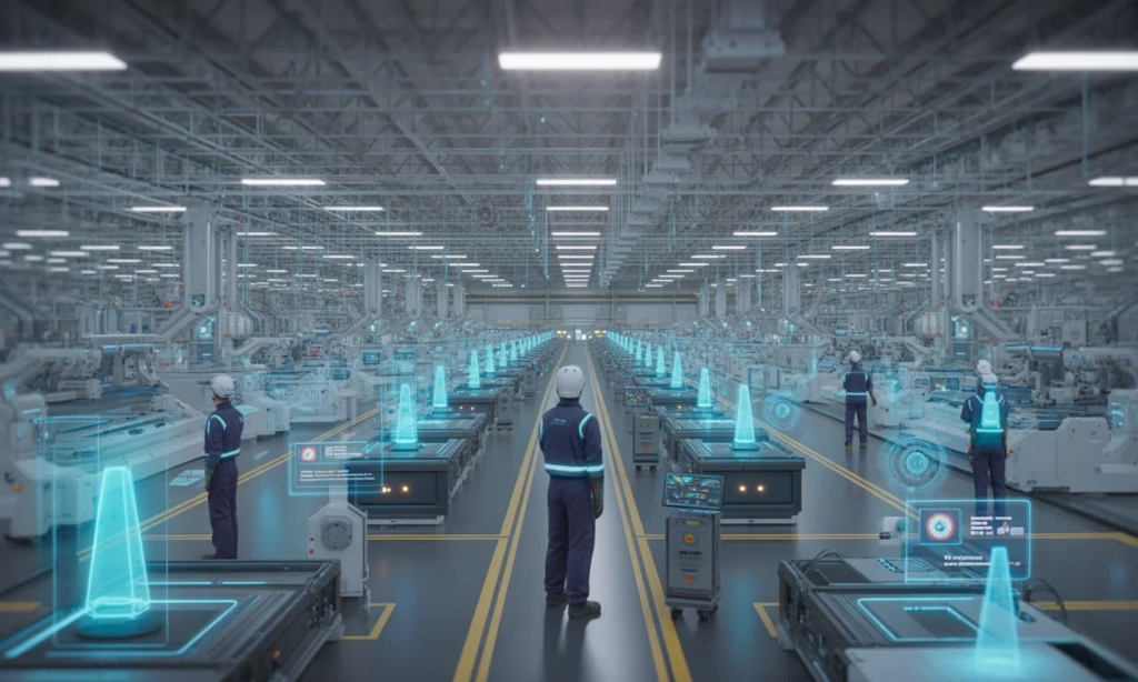 AI and sensor based industrial safety system with real time alerts and monitoring