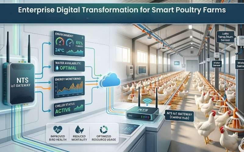 Enterprise digital transformation for smart poultry farms