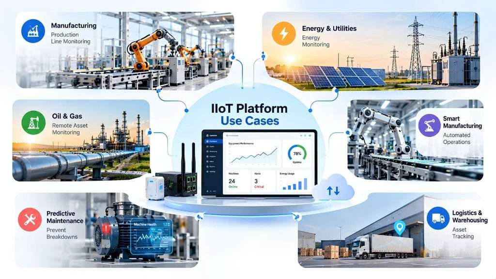 Industrial IoT Platform Use Cases Across Manufacturing, Energy, Oil & Gas, Logistics