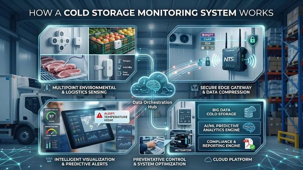 How a Cold Storage Monitoring System Works