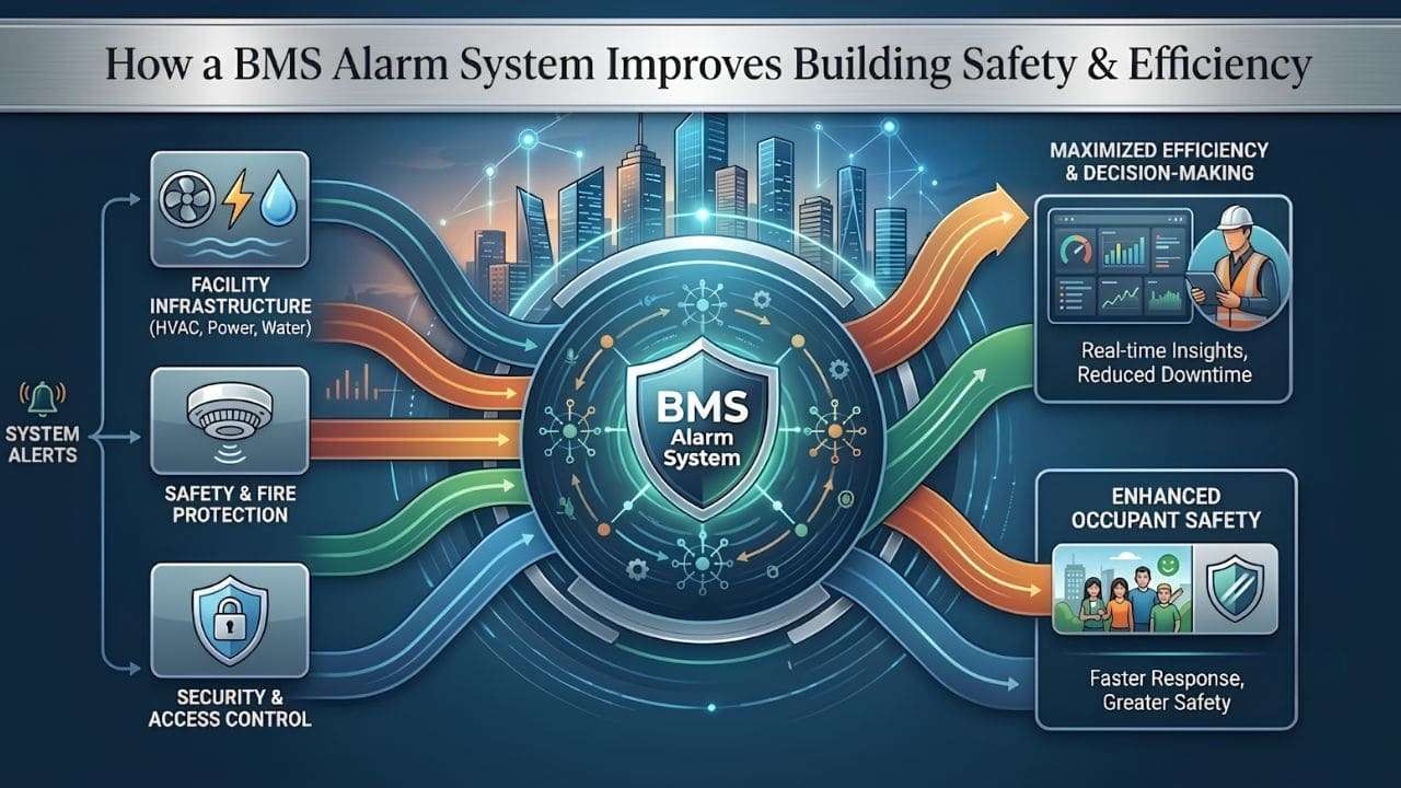 How a BMS Alarm System Improves Building Safety & Efficiency