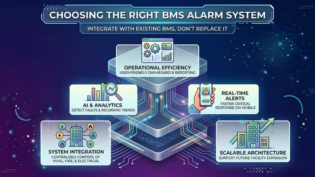 Choosing the Right BMS Alarm System for Your Facility