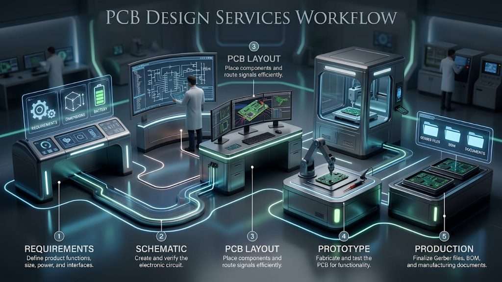 PCB Design Services Workflow
