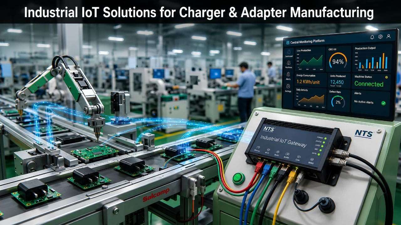 Industrial IoT Solutions for Charger & Adapter Manufacturing