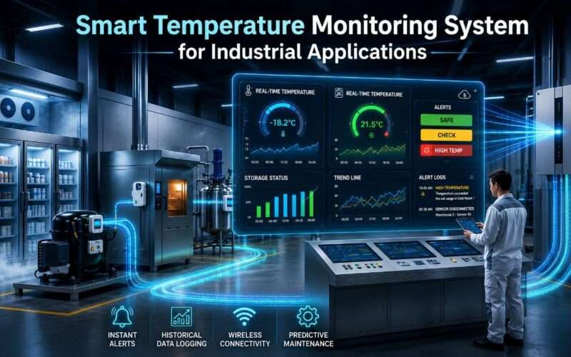 Smart Temperature Monitoring System for Industrial Applications