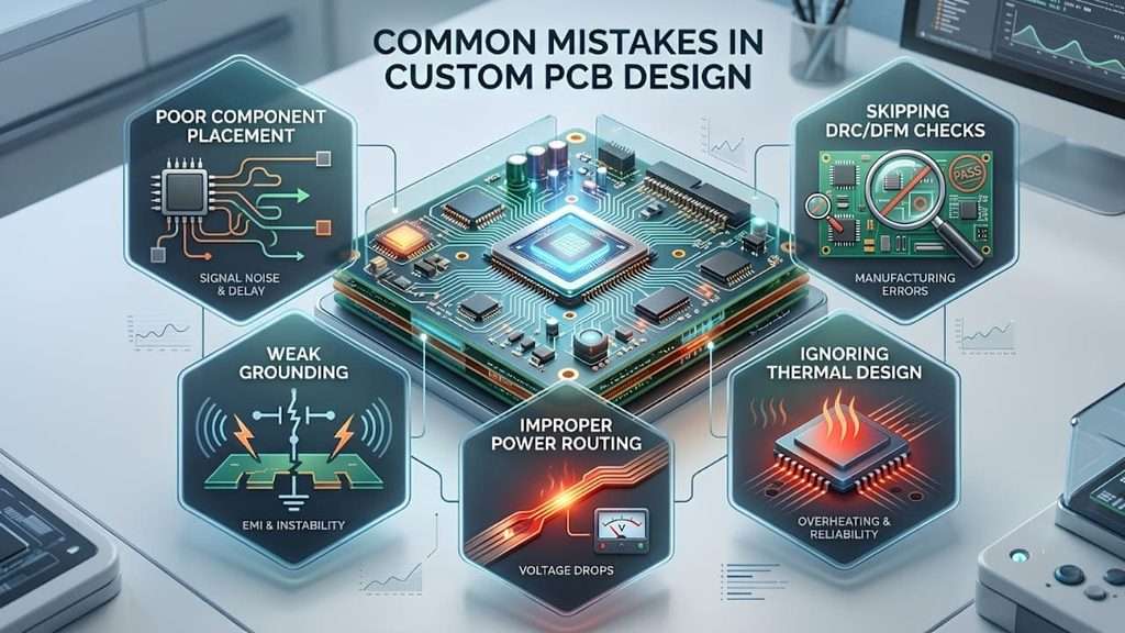 Common Mistakes in Custom PCB Design