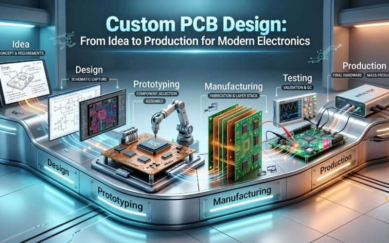 Custom PCB Design: From Idea to Production for Modern Electronics