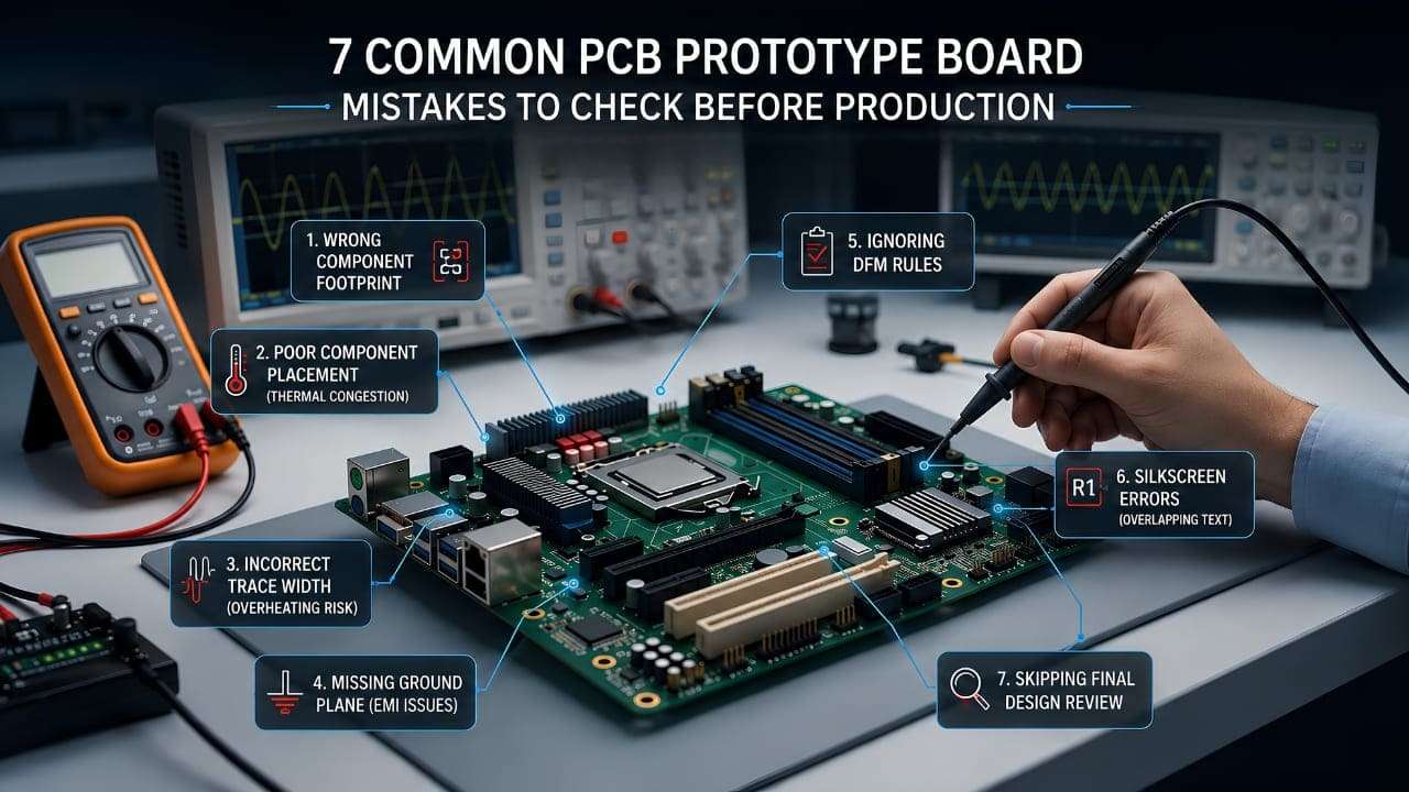 7 Common PCB Prototype Board Mistakes to Check Before Production