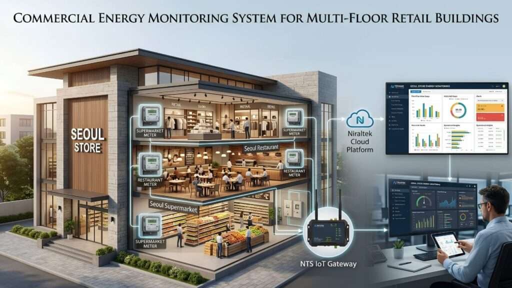 Commercial Energy Monitoring System for Multi-Floor Retail Buildings