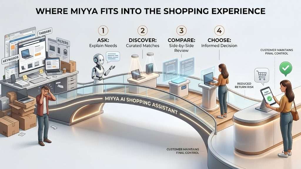 Where MIYYA AI Fits Into This Shopping Experience