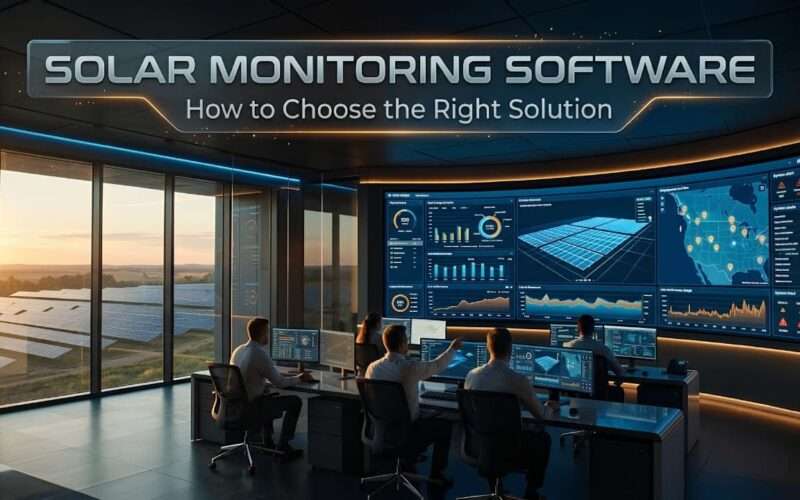 Solar Monitoring Software: How to Choose the Right Solution